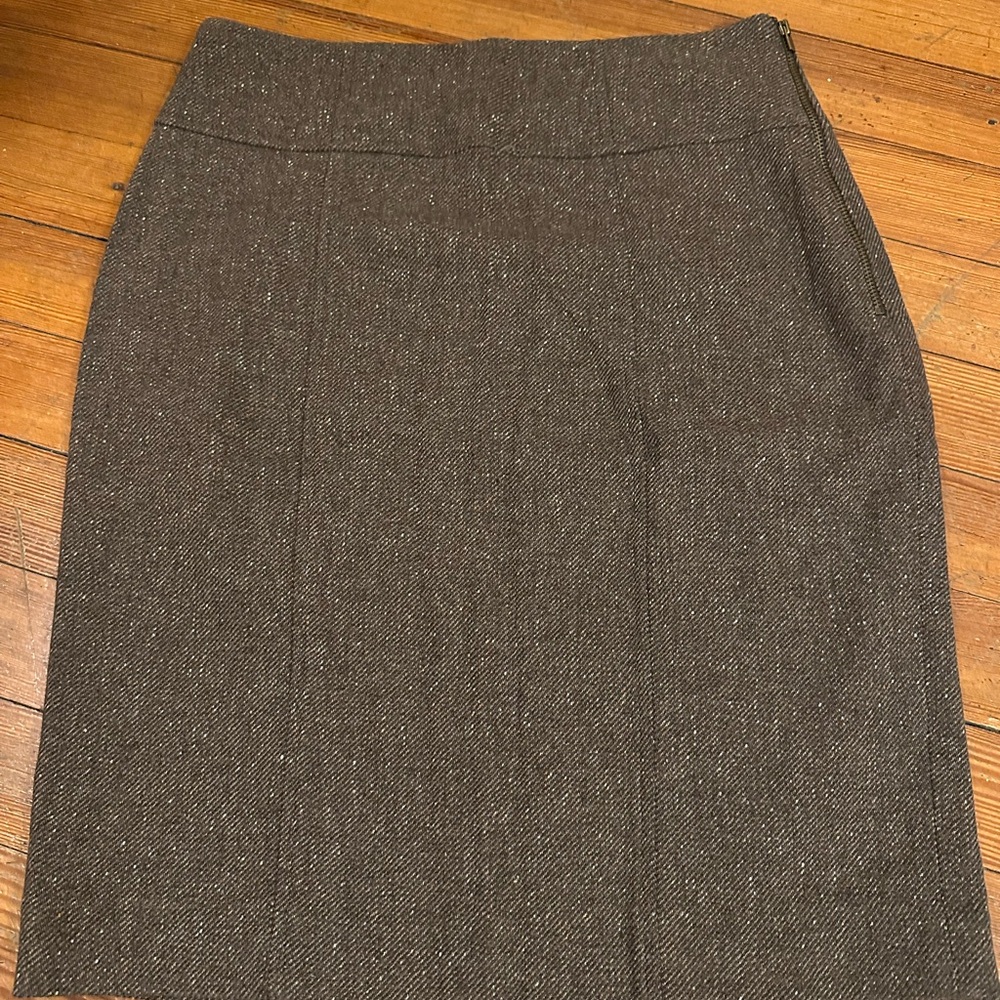 Banana Republic Brown Pencil Skirt Knee-Length Work